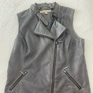 Leather vest